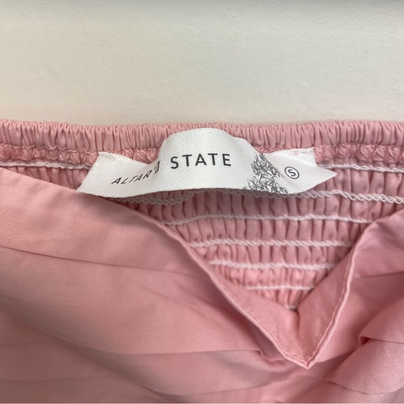 Altar’d State - Serenity Smocked Peplum Top in Light Pink (NWT) - Size : S - Picture 6 of 9